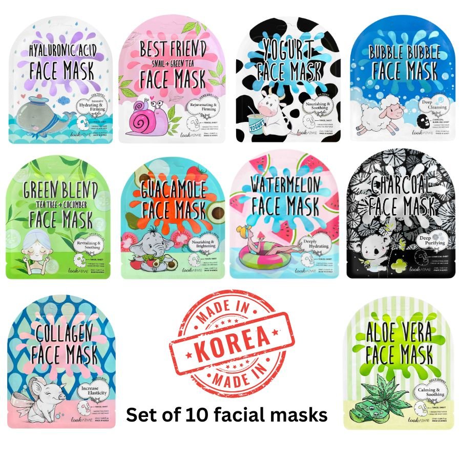 Face masks set of factory 10